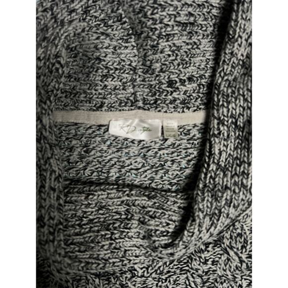 RD Style Harriette Cowl Neck Sweater Chunky Gray Cottage Basic - Picture 6 of 8